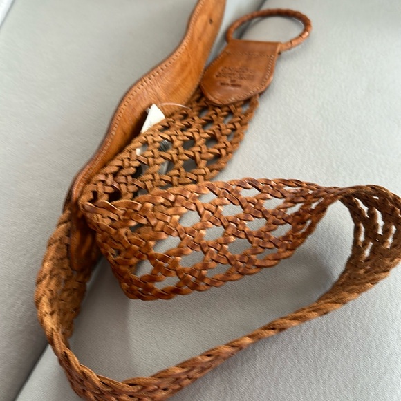 Chico's Brown Woven Leather Belt - Picture 6 of 12